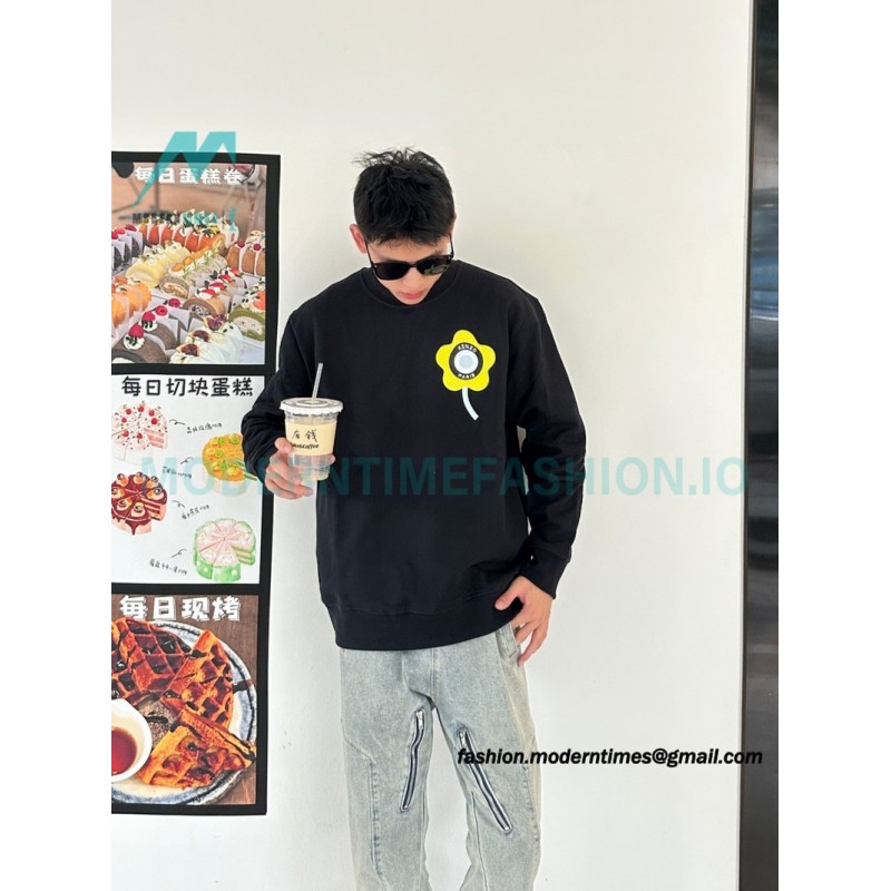 Kenzo - 23FW Floral Print Crew Neck Hoodie
