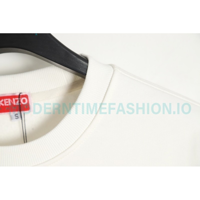 Kenzo - 23FW Floral Print Crew Neck Hoodie