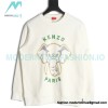 Kenzo - 23FW Elephant Print Crew Neck Hoodie
