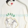 Kenzo - 23FW Elephant Print Crew Neck Hoodie