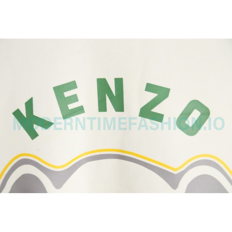 Kenzo - 23FW Elephant Print Crew Neck Hoodie