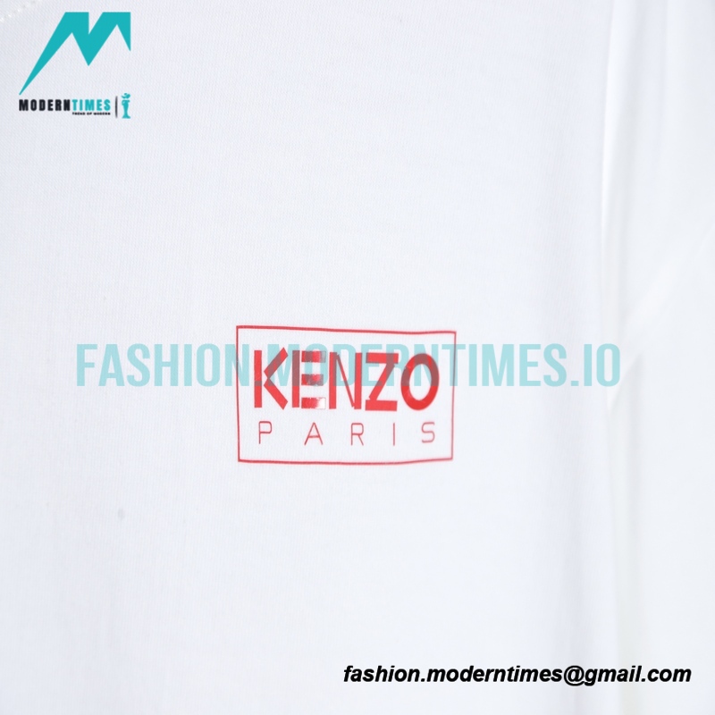 Kenzo - Nigo Co-branded Square Letter-print Embroidered Short-sleeved T-shirt