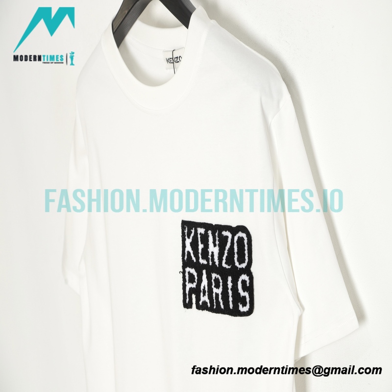 Kenzo - Nigo Co-branded Towel Embroidered Elephant Casual Short Sleeve