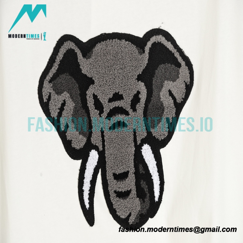 Kenzo - Nigo Co-branded Towel Embroidered Elephant Casual Short Sleeve