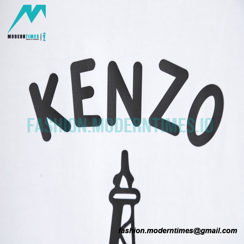 Kenzo - Nigo Co-branded Alphabet Tower Print Short-sleeved T-shirt