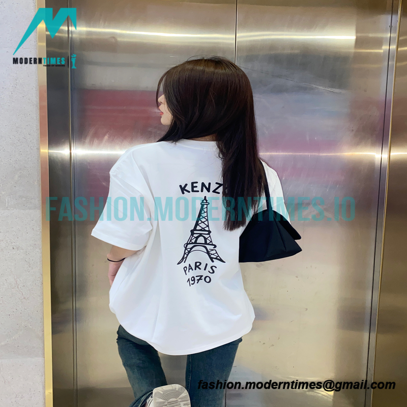 Kenzo - Nigo Co-branded Alphabet Tower Print Short-sleeved T-shirt