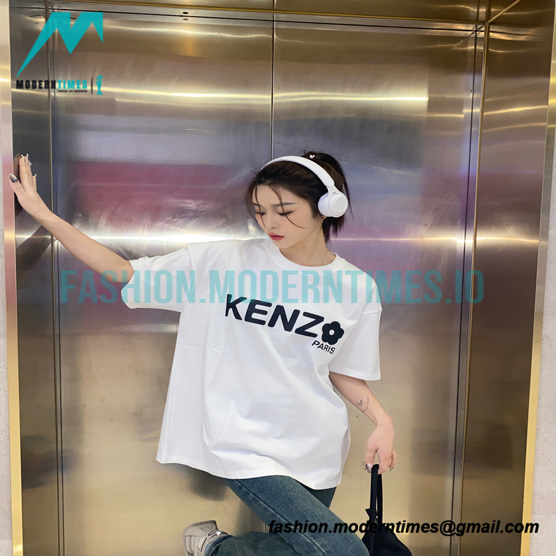 Kenzo - Nigo Co-branded Short Sleeve T-shirt With Letter Floral Print