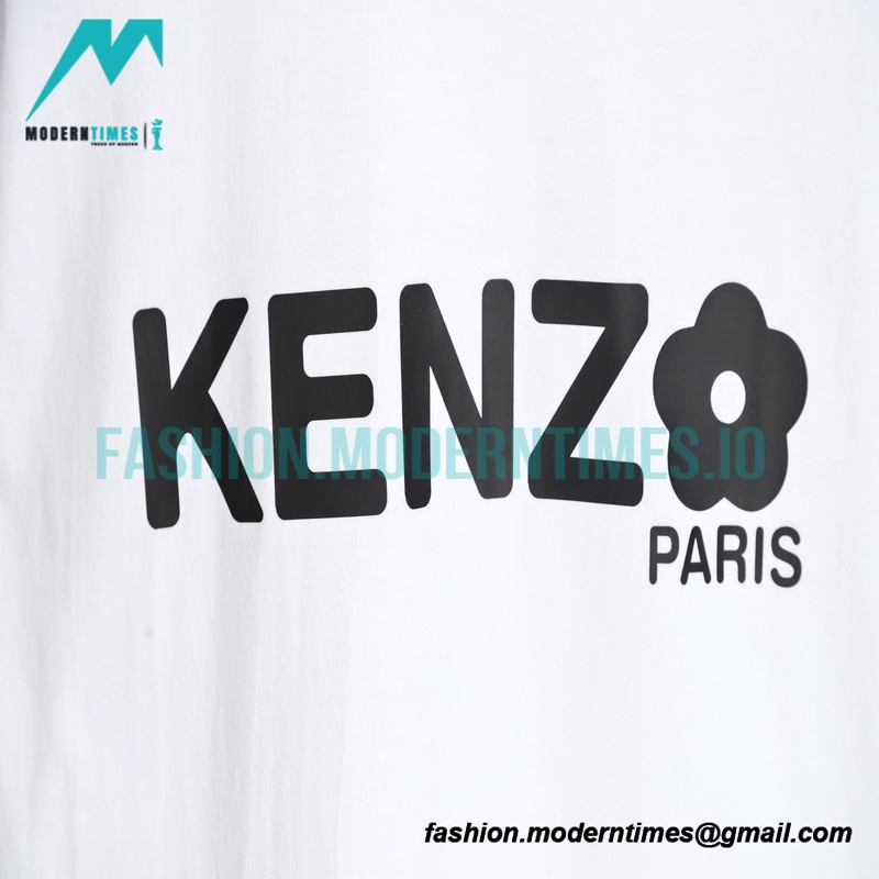 Kenzo - Nigo Co-branded Short Sleeve T-shirt With Letter Floral Print