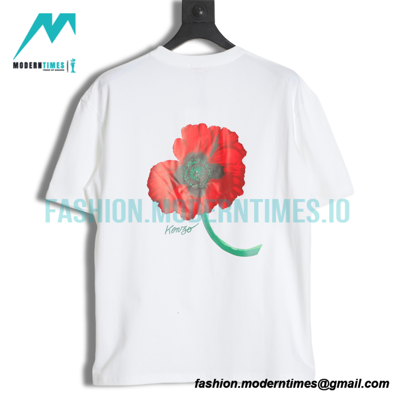 Kenzo - Nigo Co-branded Crabapple Flower Short-sleeved T-shirt