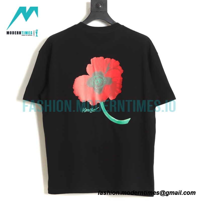 Kenzo - Nigo Co-branded Crabapple Flower Short-sleeved T-shirt