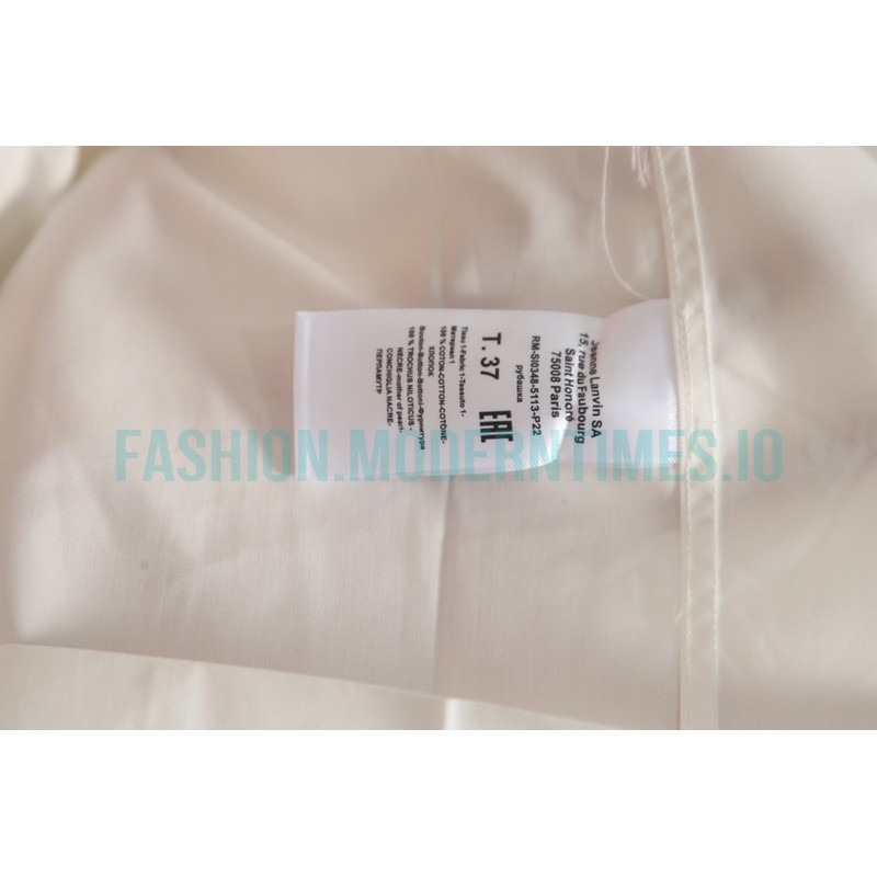 Lanvin - 22FW Flame Love Printed Long-sleeved Shirt