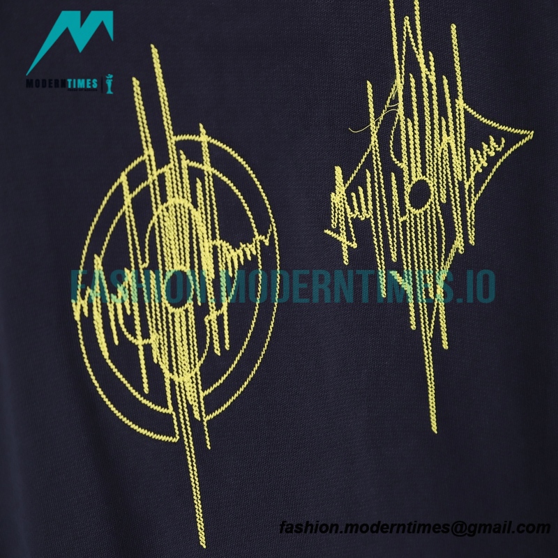Louis Vuitton - 23ss Embroidered Pattern Crew-neck Hoodie