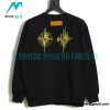 Louis Vuitton - 23ss Embroidered Pattern Crew-neck Hoodie