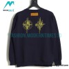Louis Vuitton - 23ss Embroidered Pattern Crew-neck Hoodie