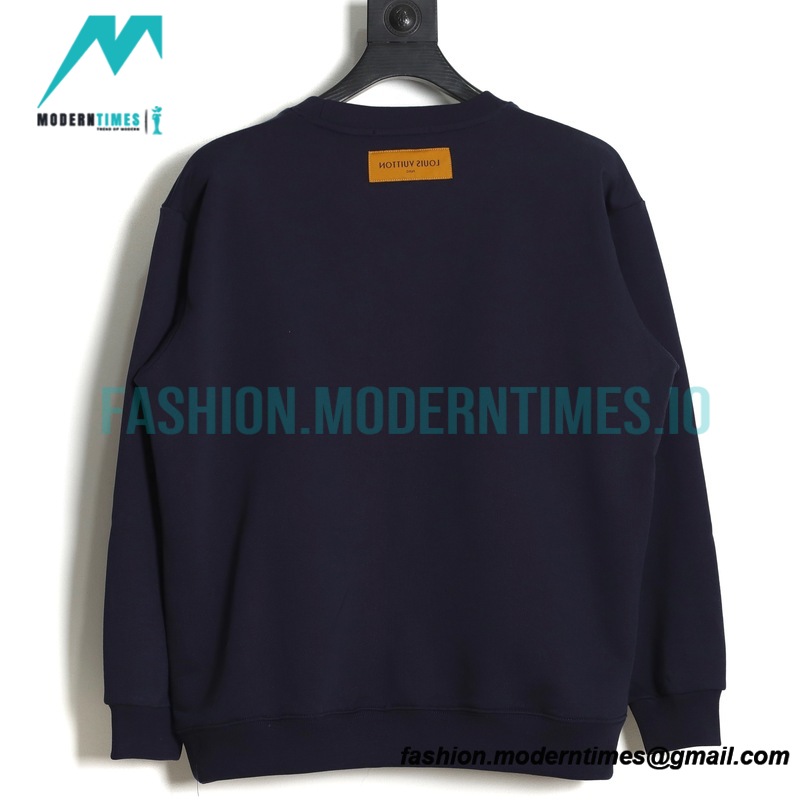 Louis Vuitton - Embroidered Crew-neck Hoodie Since 1854