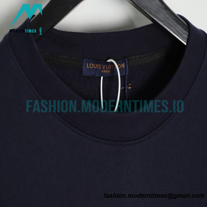 Louis Vuitton - Embroidered Crew-neck Hoodie Since 1854