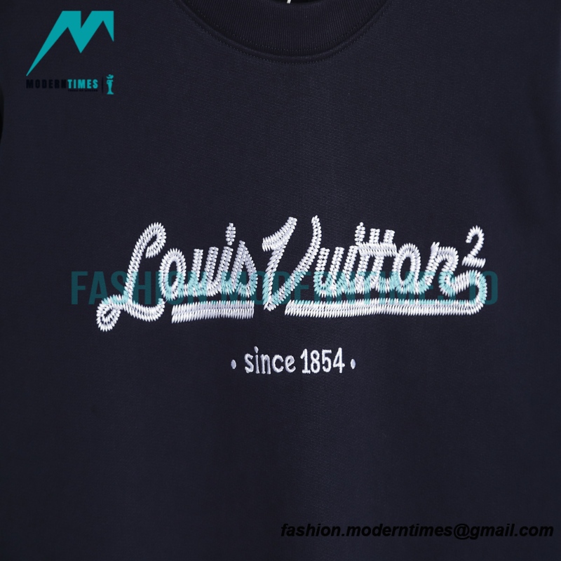 Louis Vuitton - Embroidered Crew-neck Hoodie Since 1854