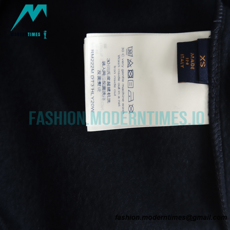 Louis Vuitton - 22FW Butterfly Embroidered Crew Neck Hoodie