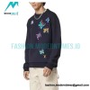 Louis Vuitton - 22FW Butterfly Embroidered Crew Neck Hoodie