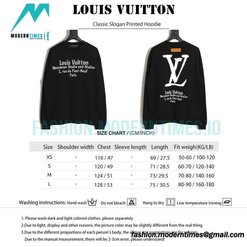 Louis Vuitton - Classic Slogan Printed Hoodie