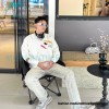 Louis Vuitton - 23FW Colorful Eye Print Crewneck Hoodie