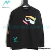 Louis Vuitton - 23FW Colorful Eye Print Crewneck Hoodie