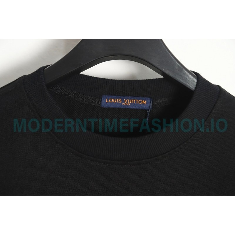 Louis Vuitton - 23FW Colorful Eye Print Crewneck Hoodie