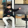 Louis Vuitton - 23FW Colorful Eye Print Crewneck Hoodie