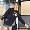 Louis Vuitton - 23FW Colorful Eye Print Crewneck Hoodie