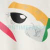 Louis Vuitton - 23FW Colorful Eye Print Crewneck Hoodie