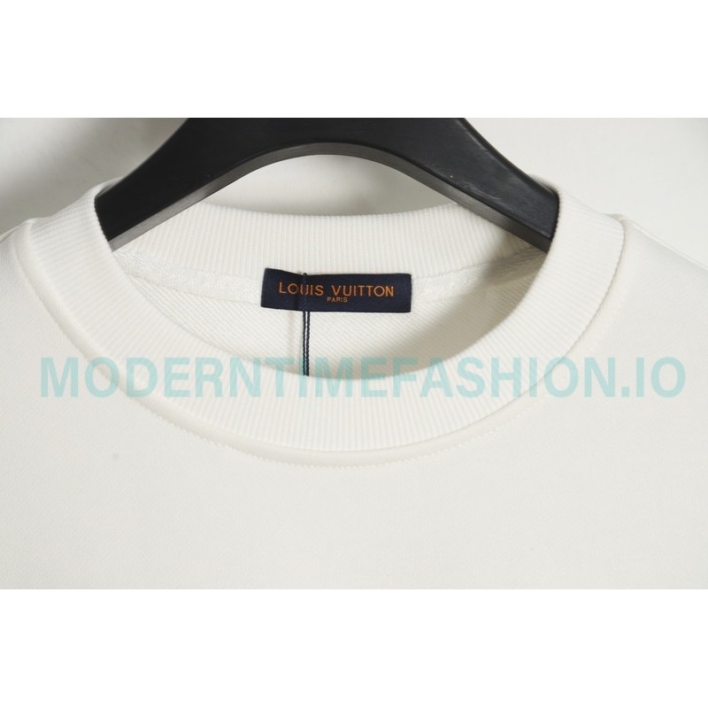 Louis Vuitton - 23FW Colorful Eye Print Crewneck Hoodie