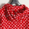Louis vuitton - Supreme Co-brand Full Print Red Hoodie
