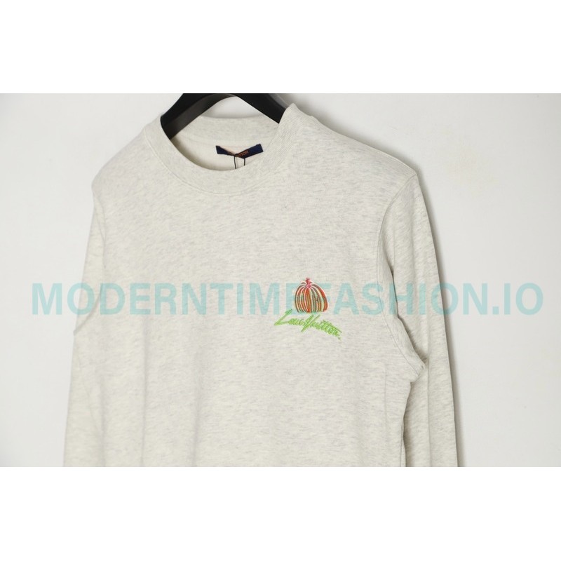 Louis Vuitton - Pumpkin Letter Crewneck Hoodie