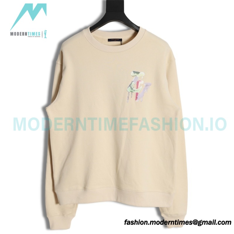 Louis Vuitton - 23FW Graffiti Letter Printed Crewneck Hoodie