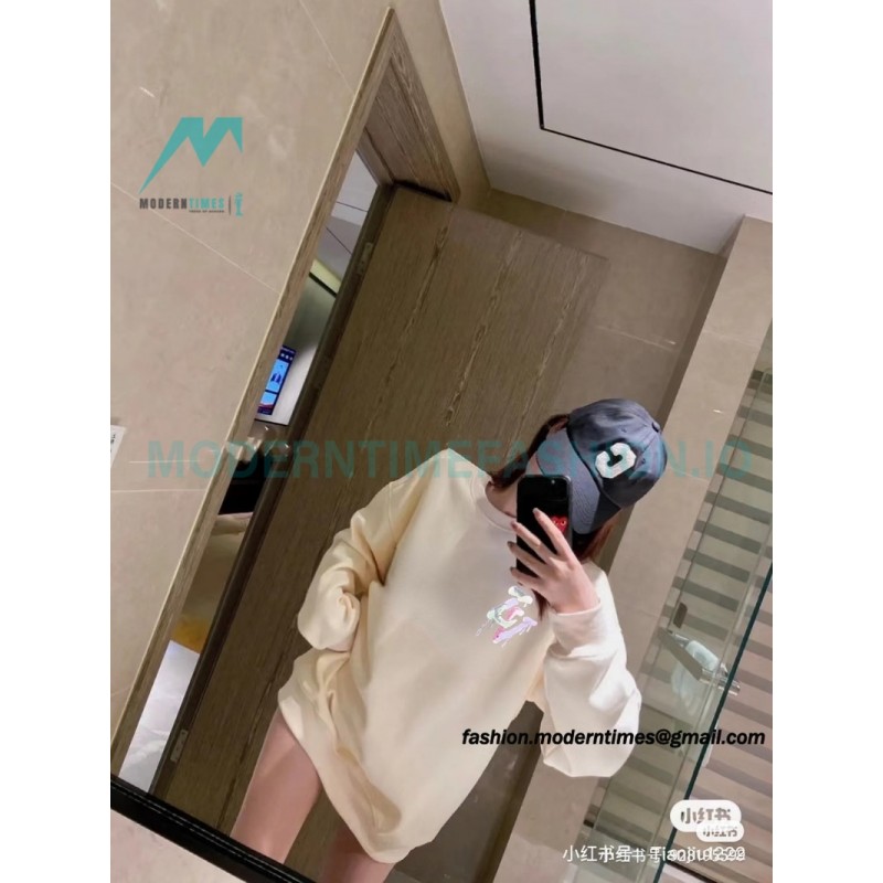 Louis Vuitton - 23FW Graffiti Letter Printed Crewneck Hoodie