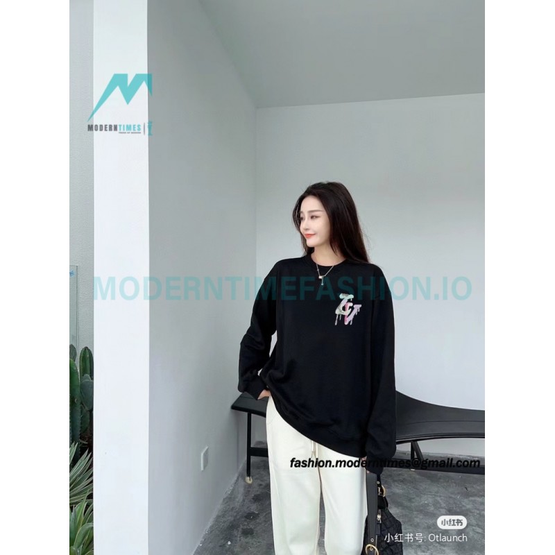 Louis Vuitton - 23FW Graffiti Letter Printed Crewneck Hoodie