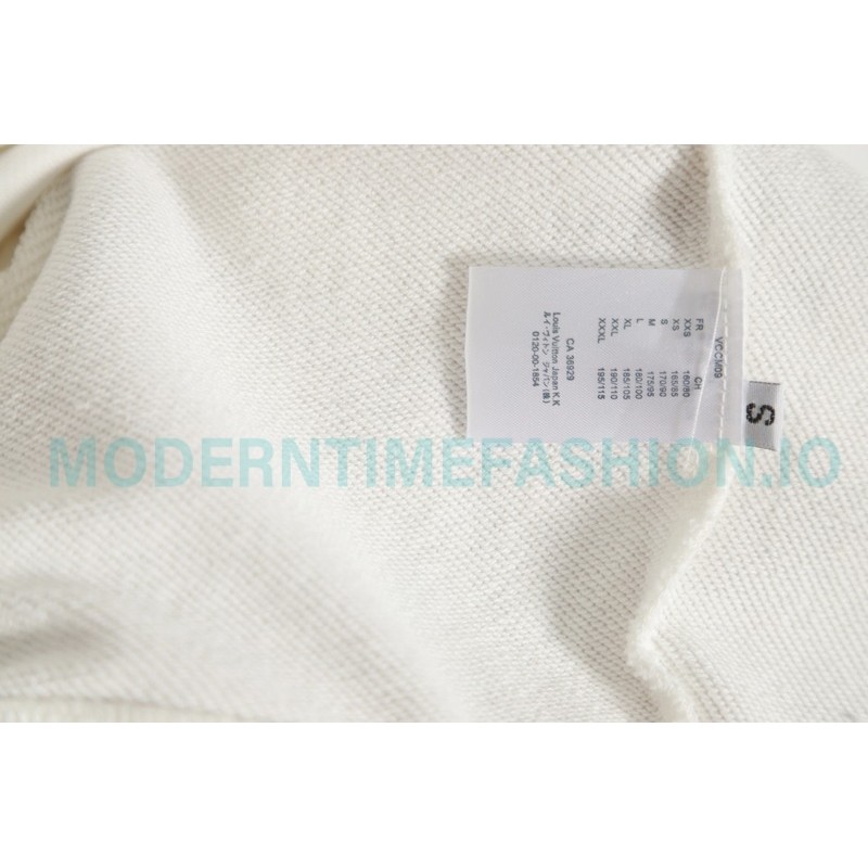 Louis Vuitton - 23FW  Pin Embroidered Crewneck Hoodie