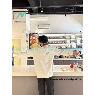 Louis Vuitton - 23FW  Pin Embroidered Crewneck Hoodie