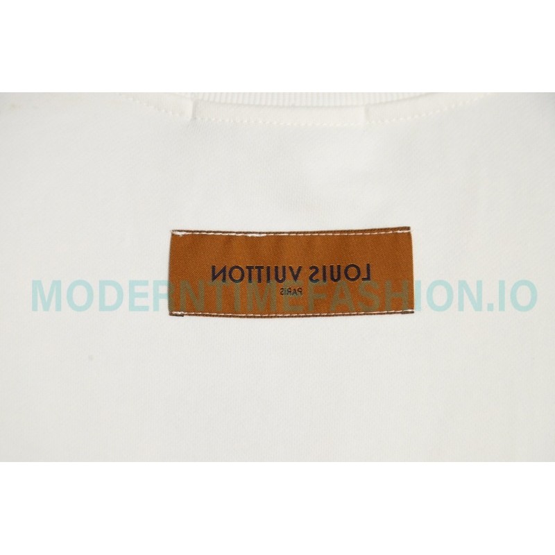 Louis Vuitton - 23FW  Pin Embroidered Crewneck Hoodie