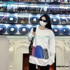 Louis Vuitton - Yayoi Kusama 23ss Pumpkin Print Cotton Crewneck Hoodie