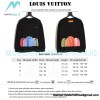Louis Vuitton - Yayoi Kusama 23ss Pumpkin Print Cotton Crewneck Hoodie