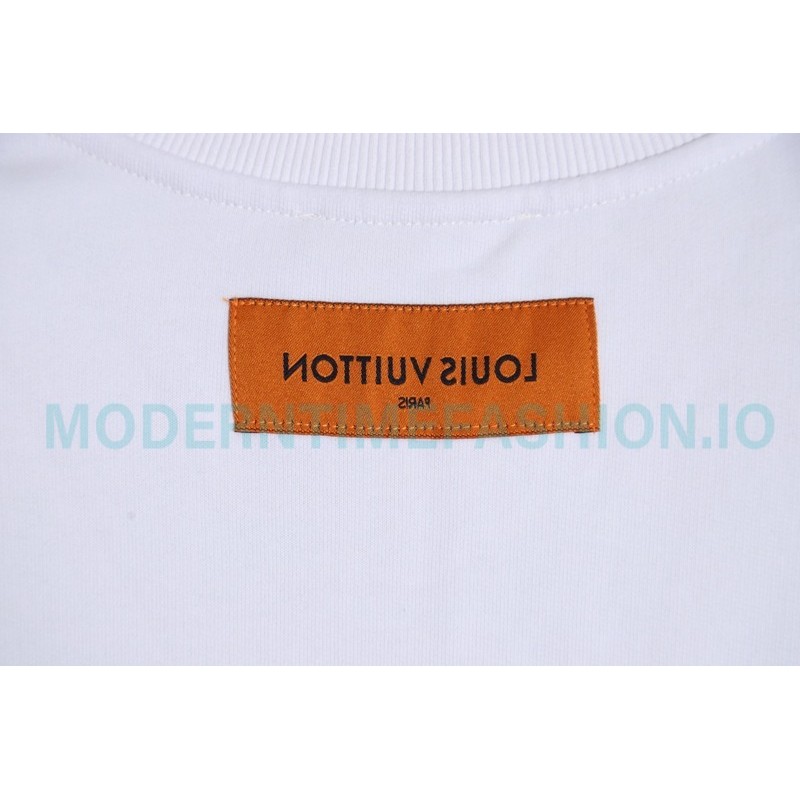 Louis Vuitton - Yayoi Kusama 23ss Pumpkin Print Cotton Crewneck Hoodie