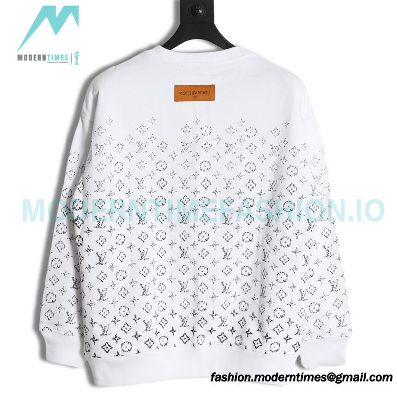 Louis Vuitton - 23FW Full Print Presbytery Gradient Crewneck Hoodie