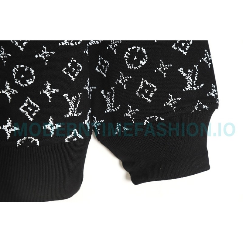 Louis Vuitton - 23FW Full Print Presbytery Gradient Crewneck Hoodie