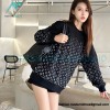 Louis Vuitton - 23FW Full Print Presbytery Gradient Crewneck Hoodie