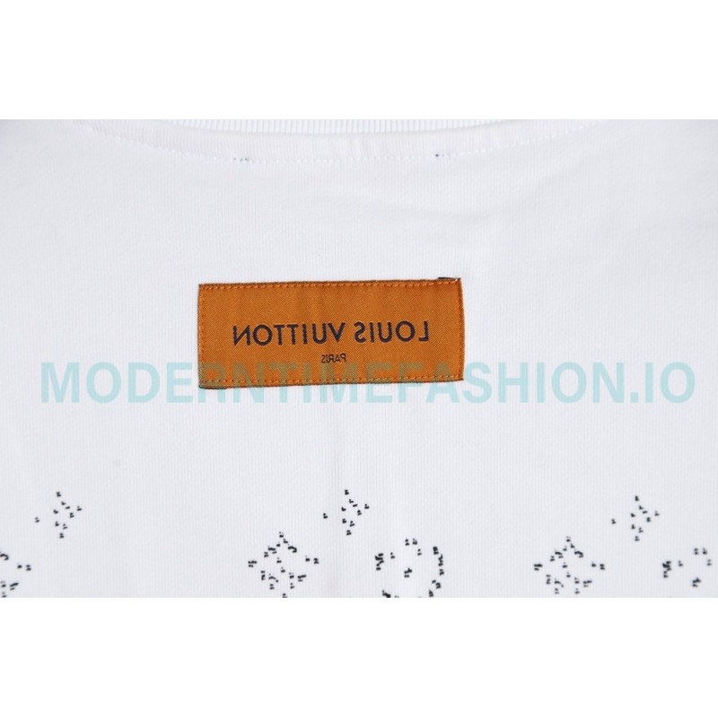 Louis Vuitton - 23FW Full Print Presbytery Gradient Crewneck Hoodie