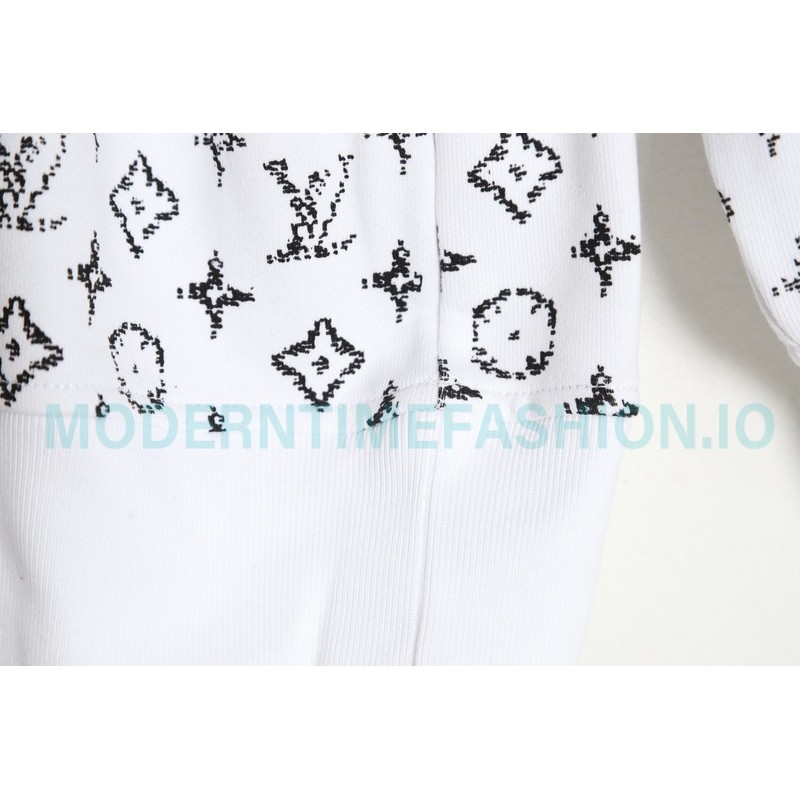 Louis Vuitton - 23FW Full Print Presbytery Gradient Crewneck Hoodie