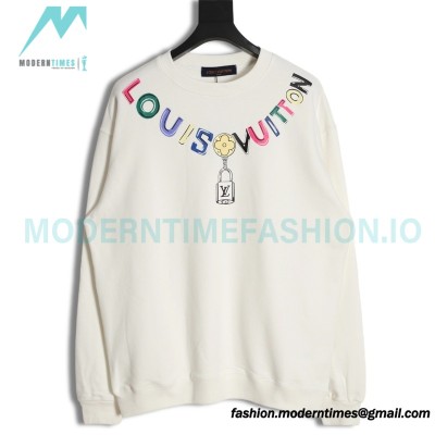 Louis vuitton - Colorful Printed Beaded Chain Hoodie