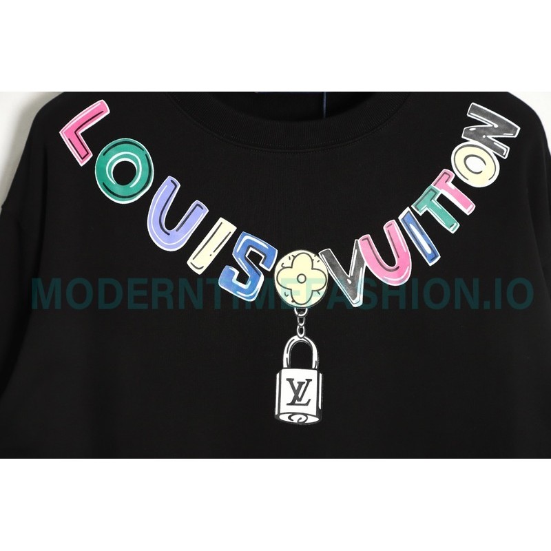 Louis vuitton - Colorful Printed Beaded Chain Hoodie
