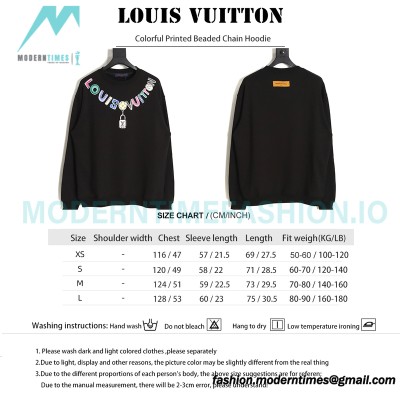 Louis vuitton - Colorful Printed Beaded Chain Hoodie